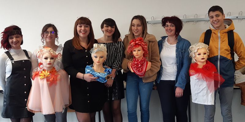 Les apprentis CCI du MAF Coiffure 2020