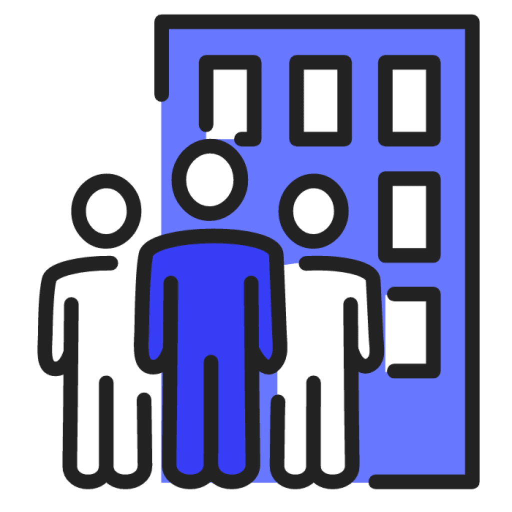 grande-entreprise bleu sombre