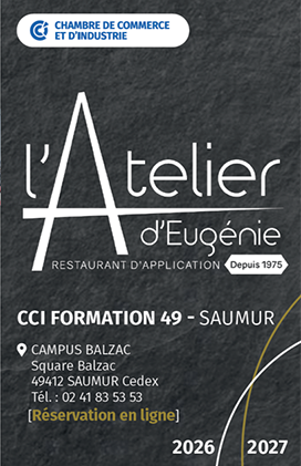 calendrier restaurant application saumur 2026-2027